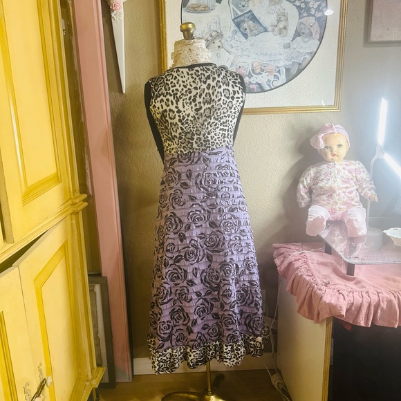 SOLD Girls Punchy Purple Rosetta size 14 dress in progress - Picture 4 of 5